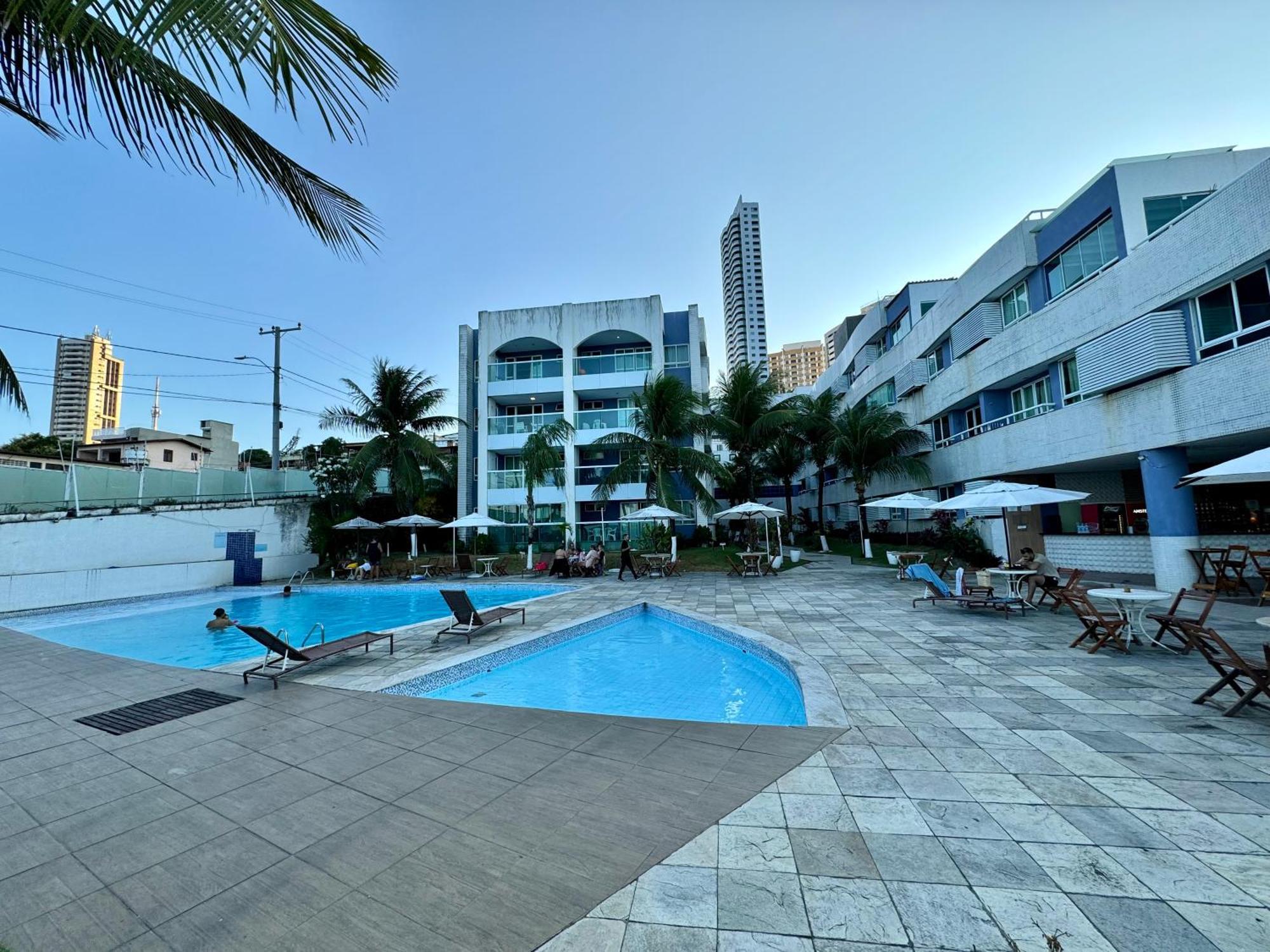 Edy Hospedagens Beira-Mar Flat 310 Com Vista Para O Morro Do Careca, Piscina E Localizacao Privilegiada ナタール エクステリア 写真
