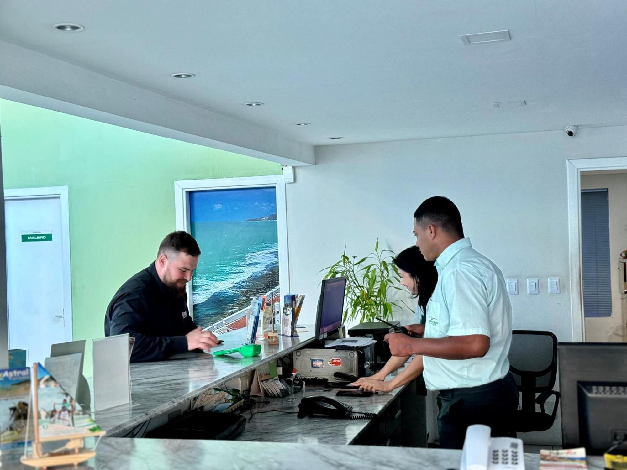 Edy Hospedagens Beira-Mar Flat 310 Com Vista Para O Morro Do Careca, Piscina E Localizacao Privilegiada ナタール エクステリア 写真