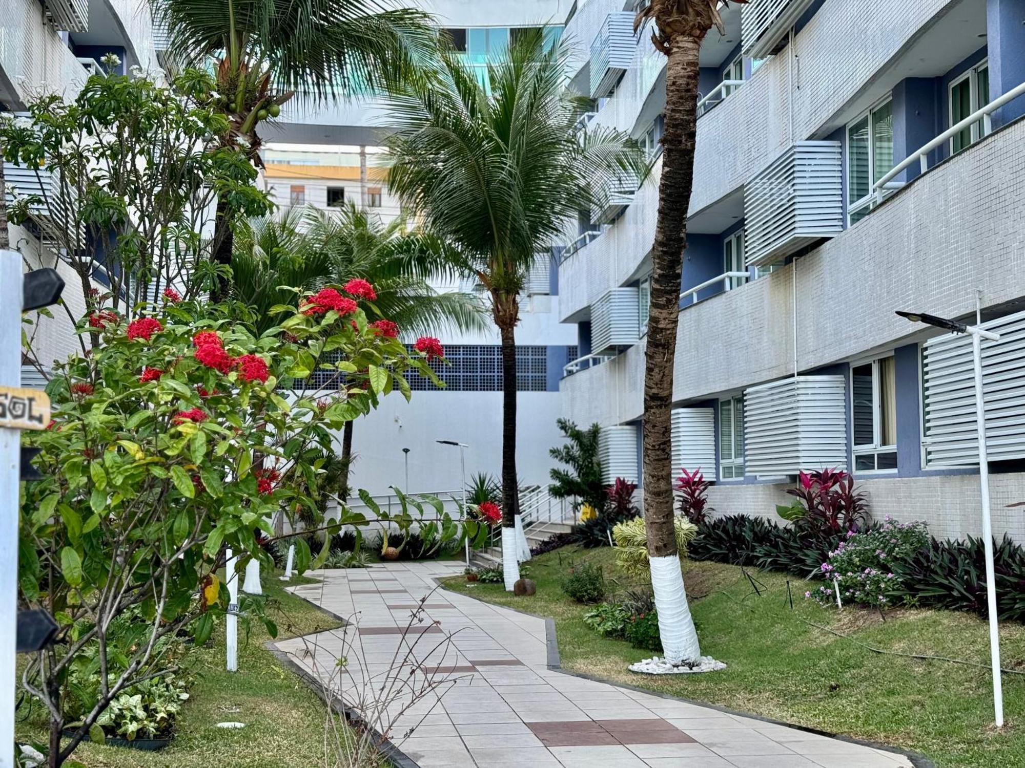 Edy Hospedagens Beira-Mar Flat 310 Com Vista Para O Morro Do Careca, Piscina E Localizacao Privilegiada ナタール エクステリア 写真