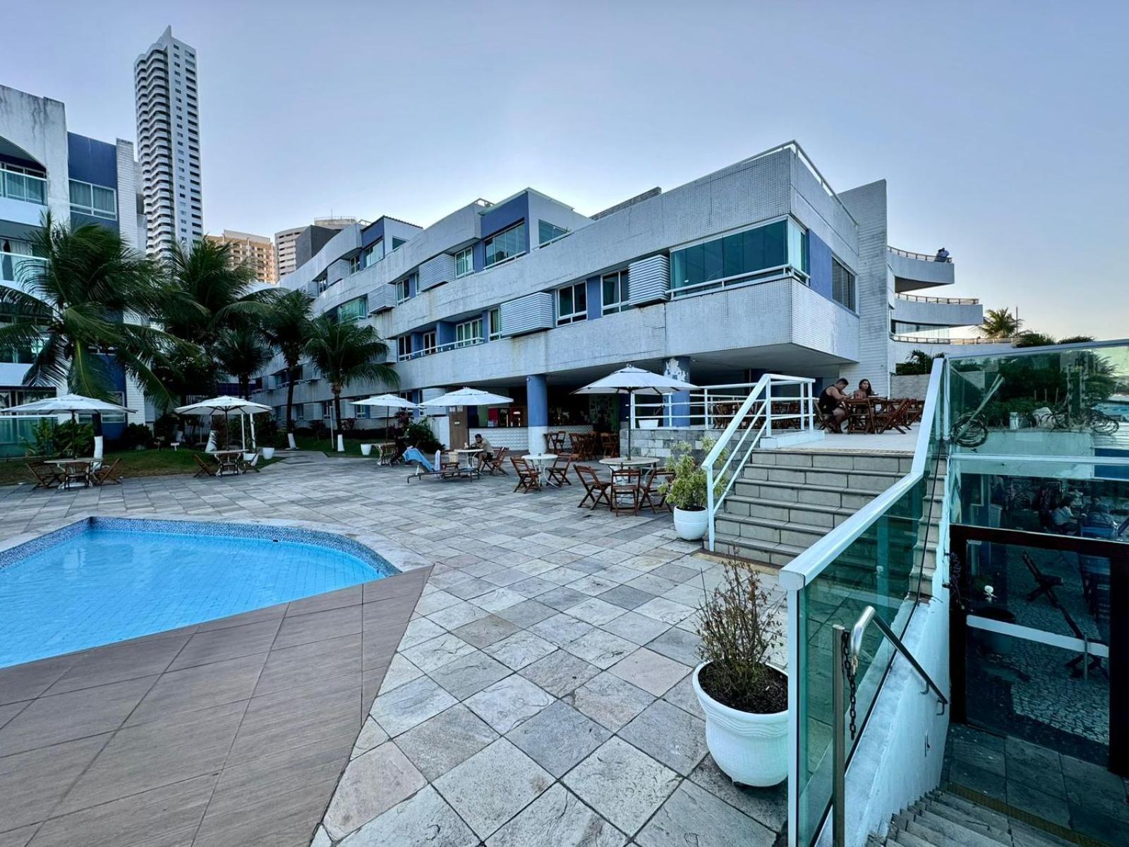 Edy Hospedagens Beira-Mar Flat 310 Com Vista Para O Morro Do Careca, Piscina E Localizacao Privilegiada ナタール エクステリア 写真